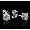Image 2 : 14KT White Gold 2.07ctw Diamond Earrings