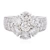 Image 1 : 14KT White Gold 2.42ctw Diamond Ring