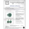 Image 6 : GIA Certified 17.47ctw Emerald and Diamond Earrings and Ring Set - 18KT White Gold