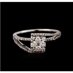 14KT White Gold 0.53ctw Diamond Ring