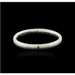 Platinum Beveled Band Ring