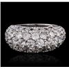 Image 1 : 14KT White Gold 5.34ctw Diamond Ring