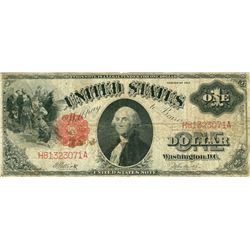 1917 $1 Large Series United States Legal Tender Note US Currency