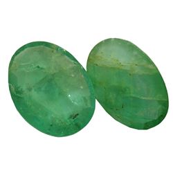 5.57ctw Oval Mixed Emeralds Parcel