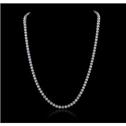 14KT White Gold 8.35ctw Diamond Necklace