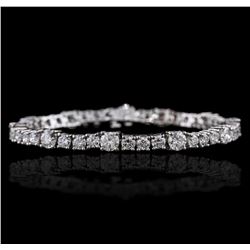 14KT White Gold 9.75ctw Diamond Tennis Bracelet