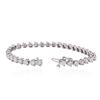 Image 3 : 14KT White Gold 7.60ctw Diamond Tennis Bracelet