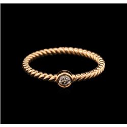 0.09ct Diamond Ring - 14KT Rose Gold