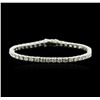 Image 1 : 14KT White Gold 6.90ctw Diamond Tennis Bracelet