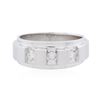 Image 1 : 14KT White Gold 0.43ctw Diamond Ring