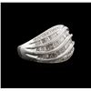 Image 2 : 0.90ctw Diamond Ring- 14KT White Gold