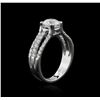 Image 3 : 14KT White Gold 1.45ctw Diamond Ring
