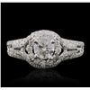 14KT White Gold 1.17ctw Diamond Ring