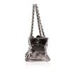Image 2 : Chanel Silver Metallic Cracked Calfskin Modern Chain Tote