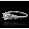 Image 2 : 14KT White Gold 1.53ctw Diamond Ring