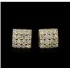 Image 1 : 14KT Yellow Gold 1.46ctw Diamond Earrings