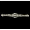 Image 1 : Platinum 1.61ctw Diamond Brooch