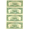 Image 2 : 1963 $5 Red Seal Bill Lot of 4