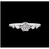 Image 1 : 0.75ctw Diamond Ring - 14KT White Gold