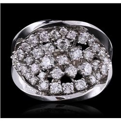 14KT White Gold 1.40ctw Diamond Ring