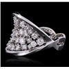 Image 2 : 14KT White Gold 1.40ctw Diamond Ring