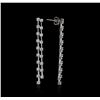 Image 2 : 14KT White Gold 2.25ctw Diamond Earrings