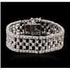 Image 1 : 14KT White Gold 8.40ctw Diamond Bracelet