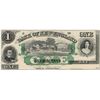 Image 1 : 1800s $1 Bank of New England Goodspeed's Landing CT Obsolete Currency Note