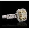 Image 2 : 18KT Two-Tone Gold 3.00ctw Diamond Ring