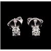 Image 1 : 14KT White Gold 0.50ctw Diamond Stud Earrings