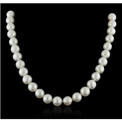 14KT White Gold Pearl Necklace