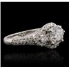 Image 2 : 14KT White Gold 1.95ctw Diamond Ring