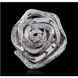 14KT White Gold 0.67ctw Diamond Ring