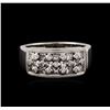 Image 1 : 14KT White Gold 0.85ctw Diamond Ring