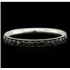 Image 1 : 0.68ctw Black Diamond Ring - 14KT White Gold