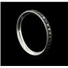 Image 2 : 0.68ctw Black Diamond Ring - 14KT White Gold