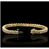 Image 3 : 14KT Yellow Gold 6.90ctw Diamond Bracelet