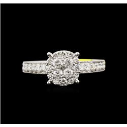 1.10ctw Diamond Ring - 14KT White Gold