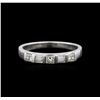 Image 1 : 18KT White Gold 0.40ctw Diamond Ring