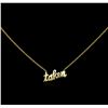 Image 1 : 14KT Yellow Gold Taken Necklace