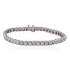 Image 1 : 14KT White Gold 3.24ctw Diamond Tennis Bracelet