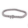 Image 2 : 14KT White Gold 3.24ctw Diamond Tennis Bracelet
