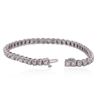 Image 3 : 14KT White Gold 3.24ctw Diamond Tennis Bracelet