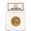 Image 1 : 1893 NGC MS63 $10 Liberty Head Eagle Gold Coin