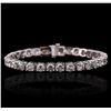 Image 1 : 14KT White Gold 13.54ctw Diamond Tennis Bracelet