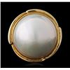 Image 1 : 14KT Yellow Gold Pearl and Diamond Jewelry Suite