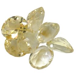 34.24ctw Oval Mixed Citrine Quartz Parcel