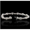 Image 3 : 14KT White Gold 9.93ctw Diamond Tennis Bracelet