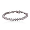 14KT White Gold 3.02ctw Diamond Tennis Bracelet