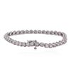 Image 2 : 14KT White Gold 3.02ctw Diamond Tennis Bracelet